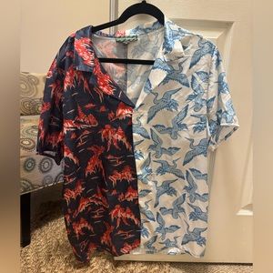 Men's Silk Like Cuban Color Shirt